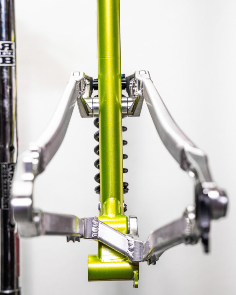 reeb steelz enduro bike alloy rear steel front triangle 3d printed bb cluster