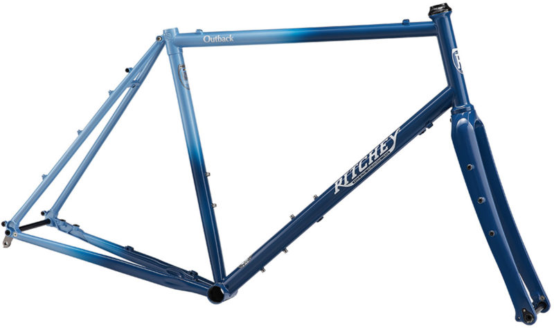 ritchey outback half moon blue limited edition frame fork