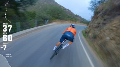 Tom Pidcock Demonstrates Fearless Descending with Scary Fast Ride Down Tuna Canyon