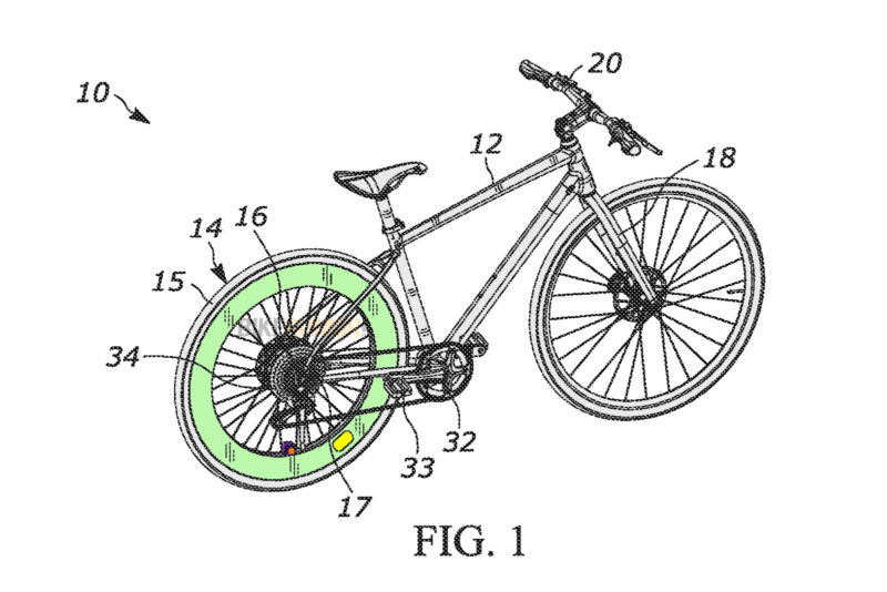 CSG ebike wheel hub drive motor batteries inside rim hybrid commuter