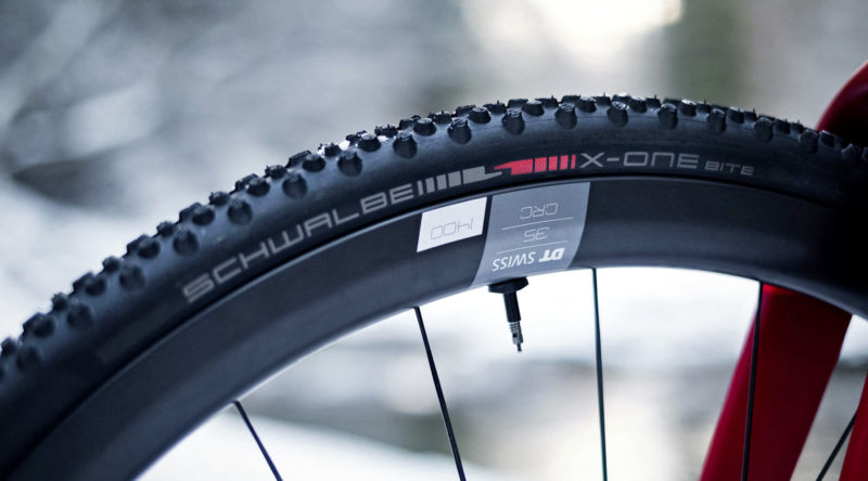 DT Swiss CRC 1400 Spline carbon cyclocross racing wheels, detail