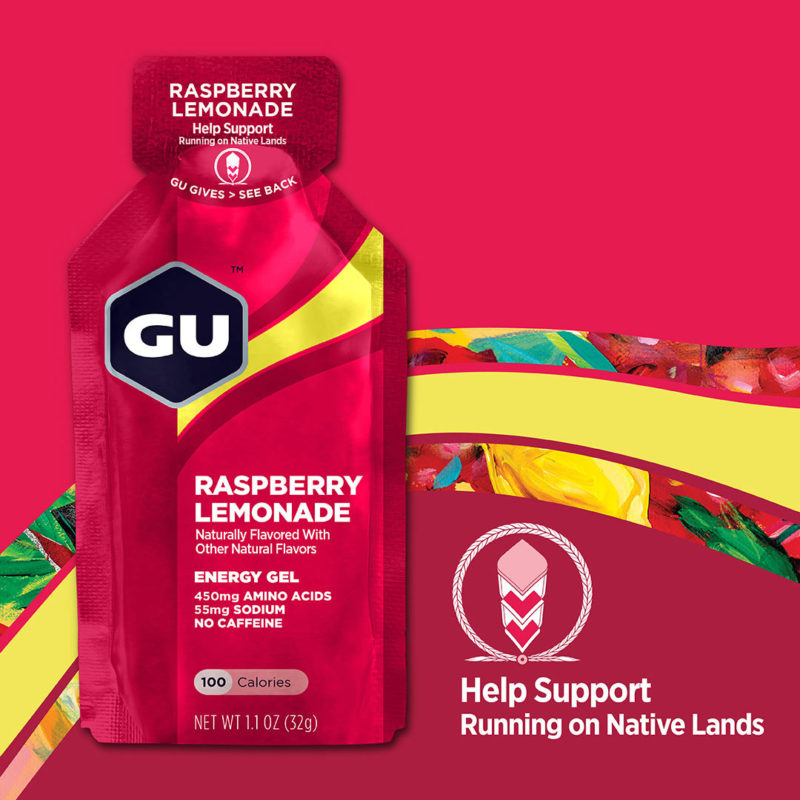 GU Energy Gel in Raspberry Lemonade flavor