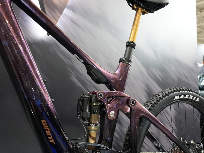 frame details on 2023 Giant Trance Advanced E+ Elite e-mountain bike