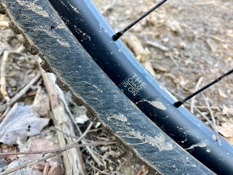 Hunt XC Wide Wheelset review "The Chase Is On" sticker