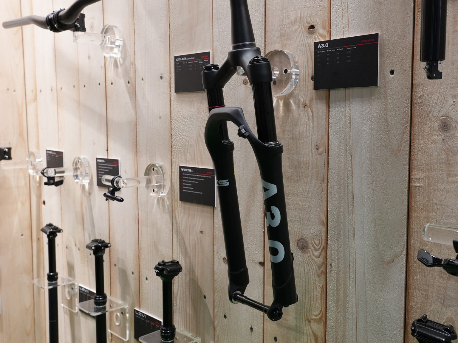 KS Shows Gravel Suspension Fork, Wireless Dropper Post, Inverted MTB