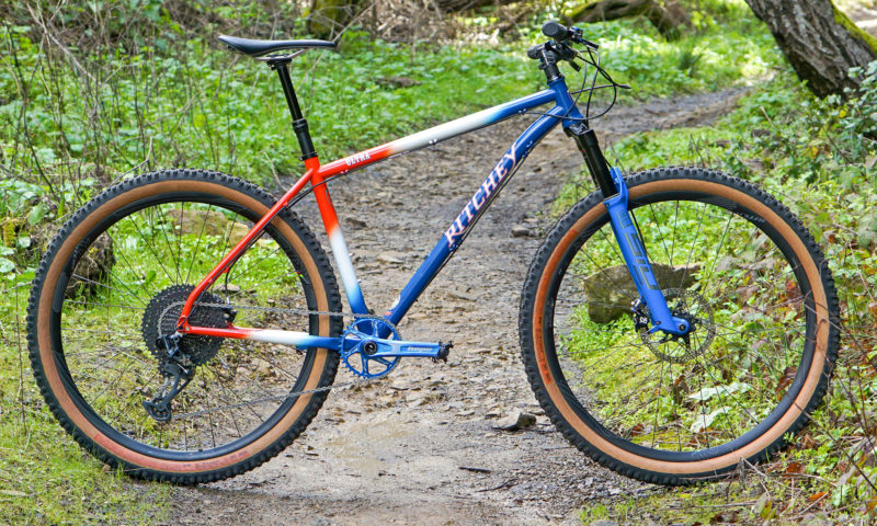 Ritchey Ultra 50th Anniversary limited edition steel mountain bike hardtail in red, white & blue retro Team fade