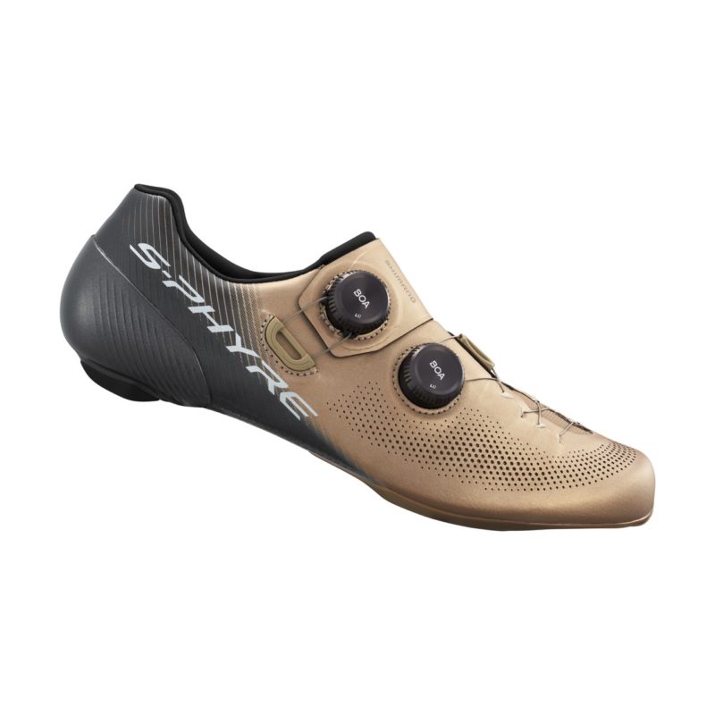 Champagne Shimano S-Phyre shoes side