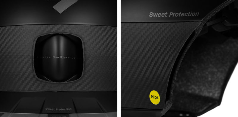 Sweet Protection Redeemer 2Vi aero TT bike helmet closeup details