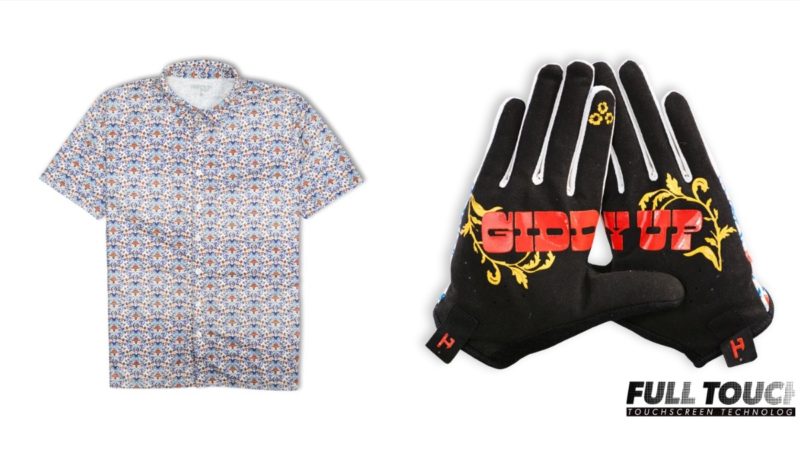 handup berms and backsplashes button-up and gloves 