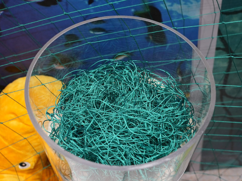 Seawastex reclaimed fishing nets pulled from the ocean