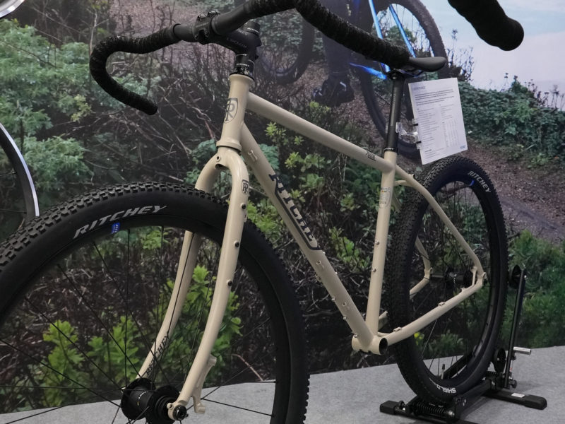 Ritchey Ascent gravel bike with new tan color and Corralitos handlebar