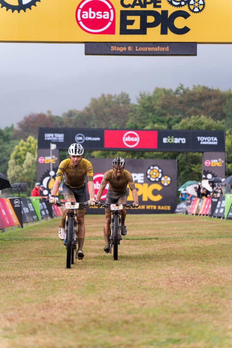 georg lukas speed company racing cross finish line stage 6 2023 cape epic