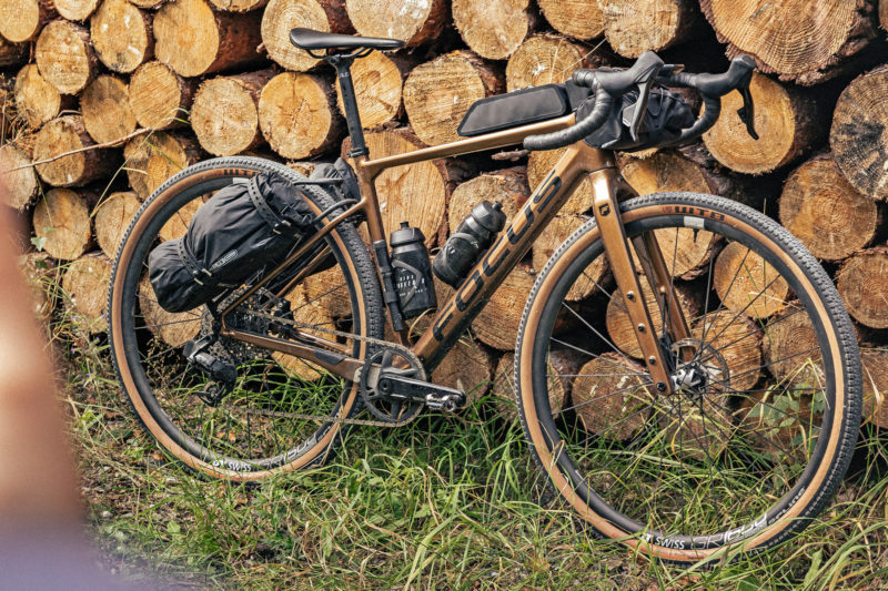 Focus Atlas 8-series carbon gravel bike versatile bikepacking adventure bike, loaded