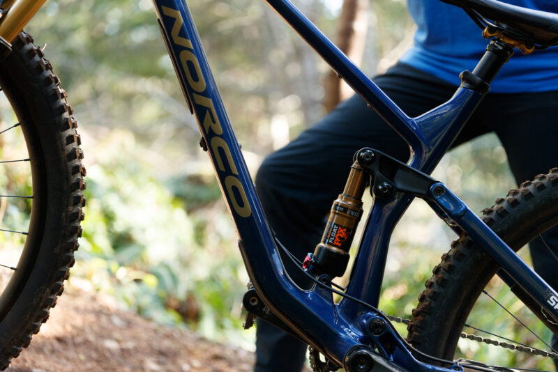 bryn atkinson's norco optic with 2024 fox float air shock