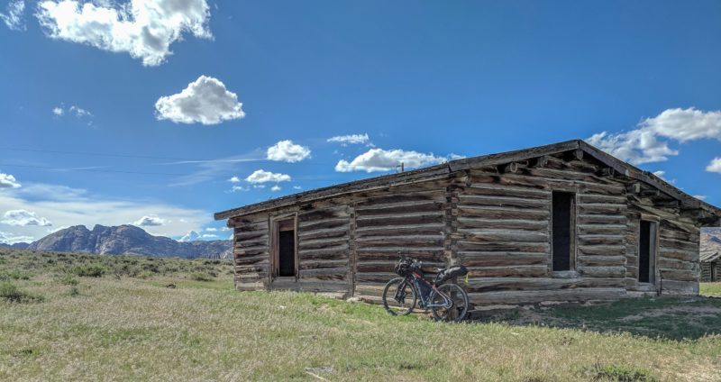 Bikepacking Roots Pony Express route abandoned cabin