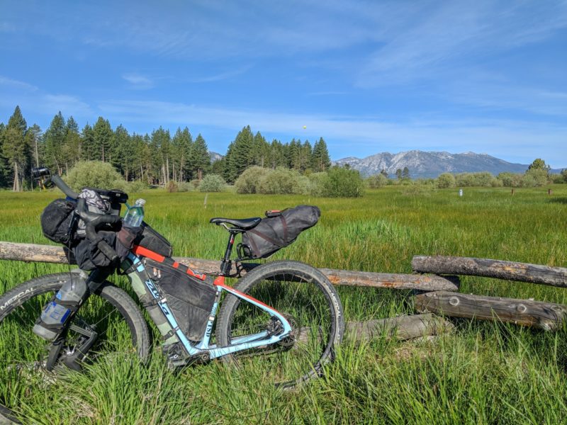 Bikepacking Roots Pony Express route wood fence lean