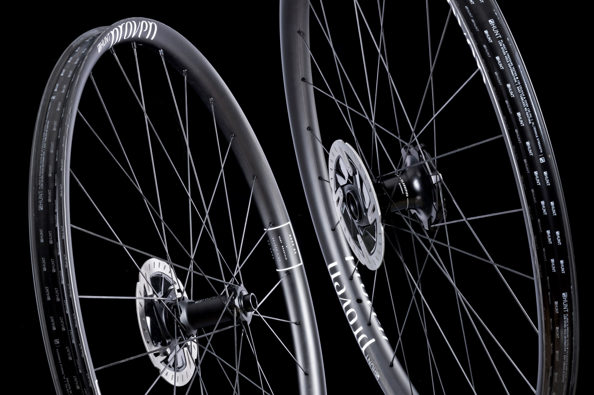 Classified x Hunt Proven Carbon Race XC mountain bike wheels, detail