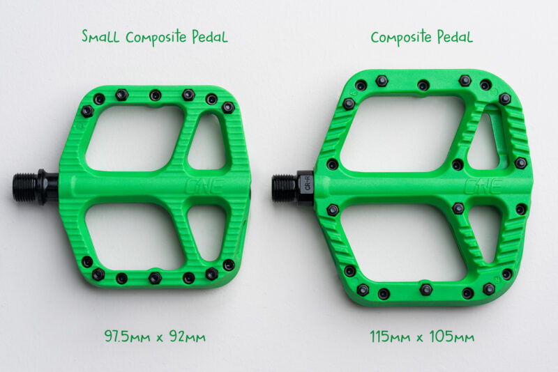 oneup components small composite flat pedal for kids small feet