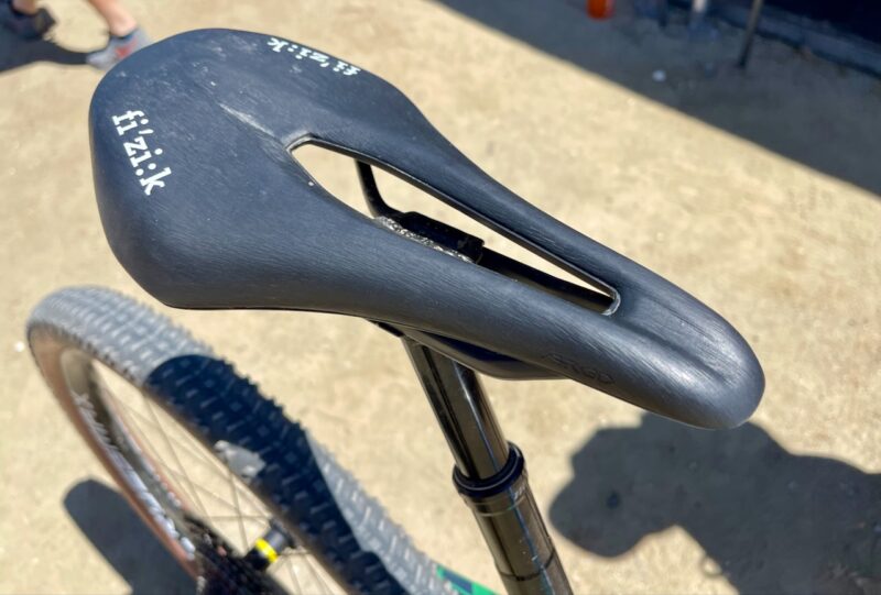 Pro Bike Check Silvia Blunks RockRider with Protoype Manitou fork saddle