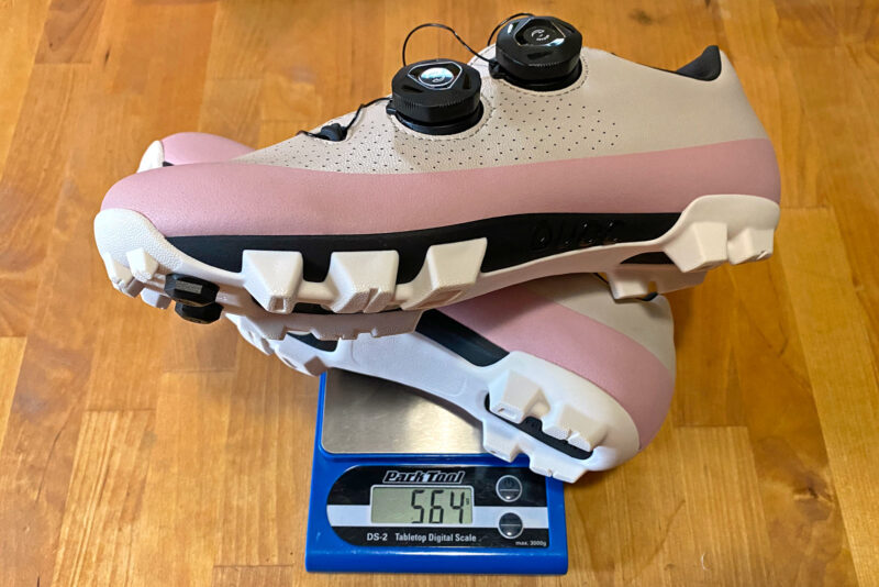 Quoc Gran Tourer XC mountain bike & gravel race shoes, 564g actual weight