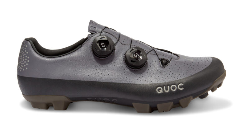 Quoc Gran Tourer XC mountain bike & gravel race shoes, Charcoal side