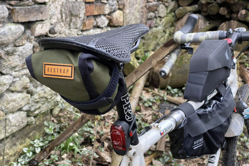 Restrap Tool Pouch small everyday saddlebag review, made-in-the-UK