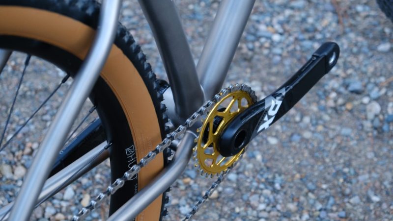 Sanitas Cycles Roots Classic hardtail front chainring