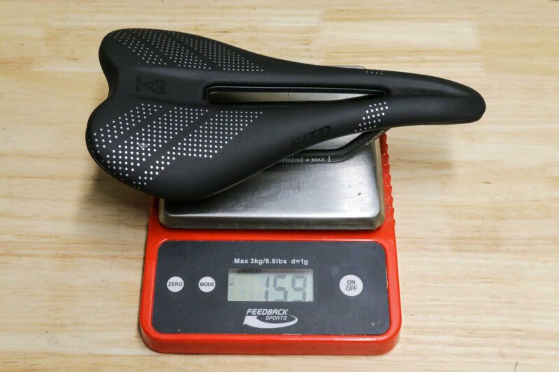 WTB Gravelier saddle carbon actual weight