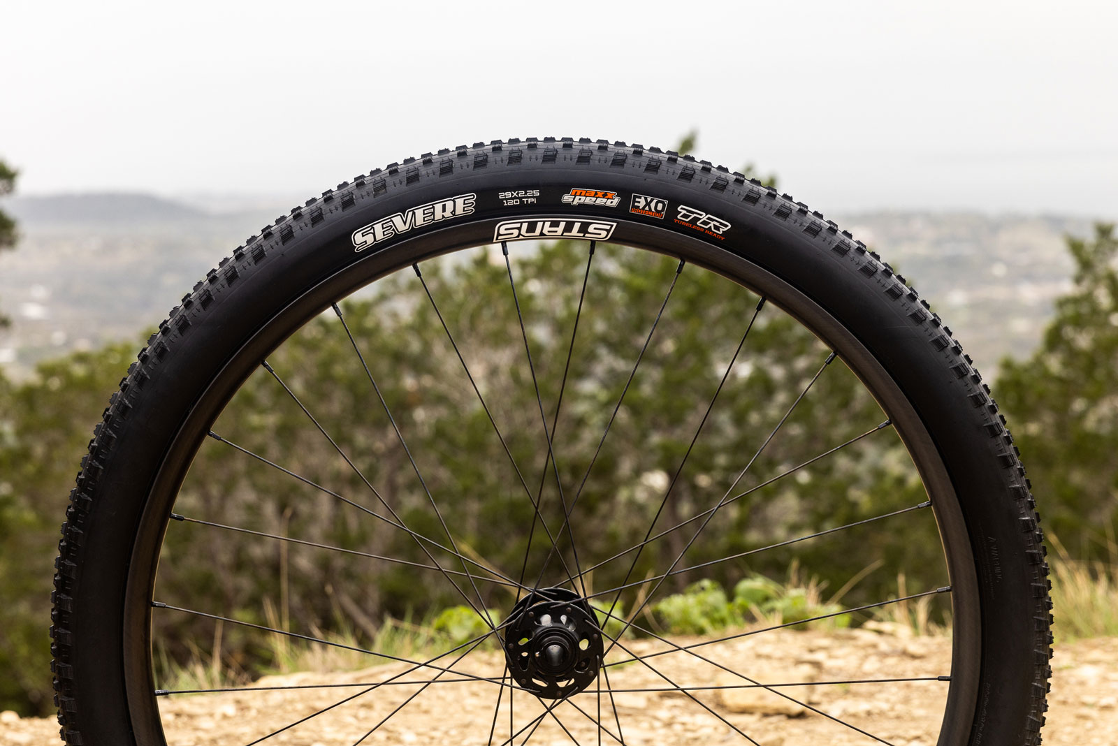 maxxis severe xc tire for wet conditions with new maxxspeed compound faster rolling
