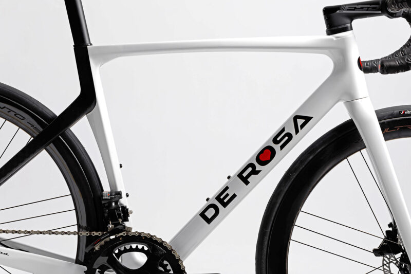 De Rosa 70 Settanta lightweight carbon aero road bike, designed by Pininfarina, frame
