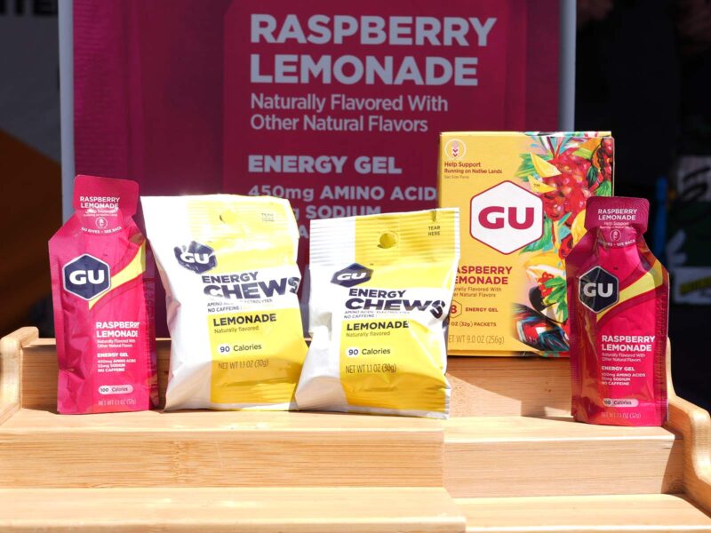 new GU gel and chew flavors