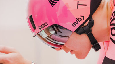 POC Procen Time Trial Helmet Slips into Pro Road TT Races with Cooler Aero Protection