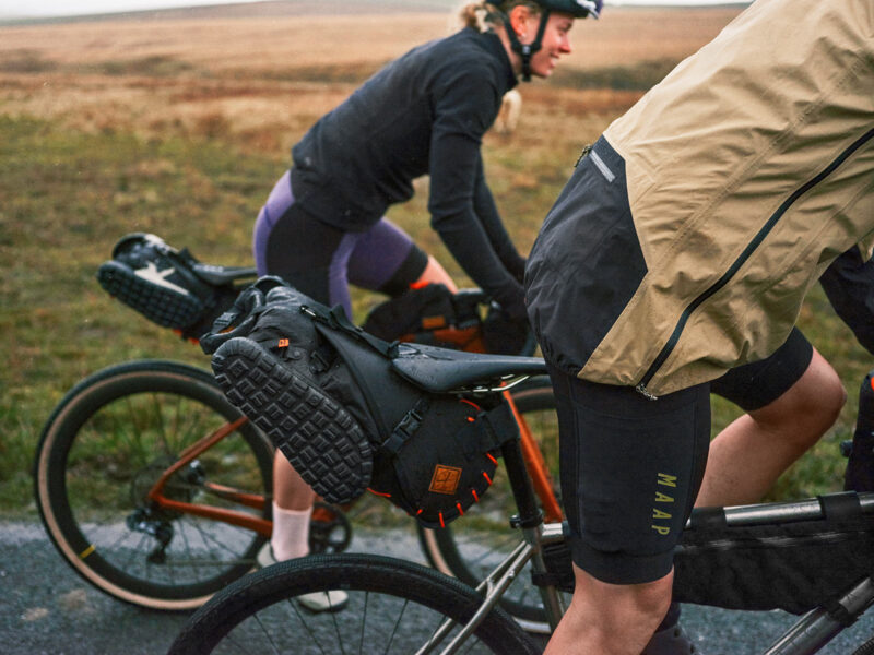 Quoc x Restrap Sandals, adventure gravel bikepacking post-ride shoes, bikepackers