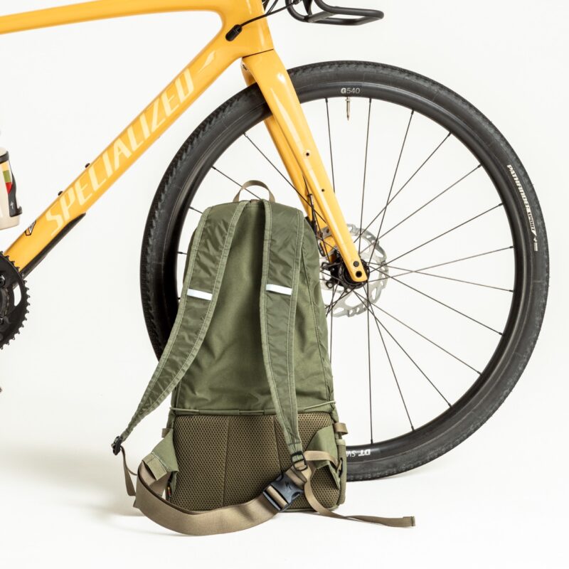 S:F Expandable Hip Pack as a backpack