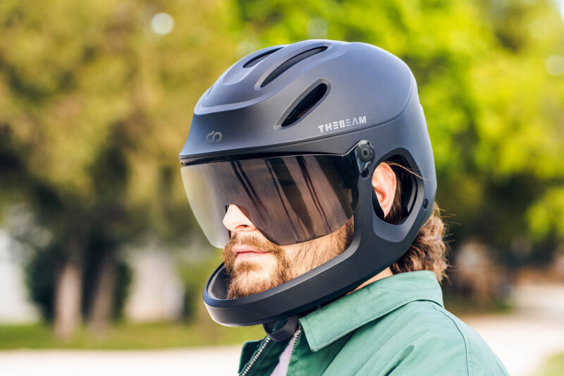 The Beam x Virgo MIPS full-face commuter ebike helmet on Kickstarter now, the safest cycling helmet for e-bikes