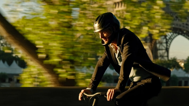 The Beam x Virgo MIPS full-face commuter ebike helmet on Kickstarter now, the safest cycling helmet for e-bikes, riding through Paris