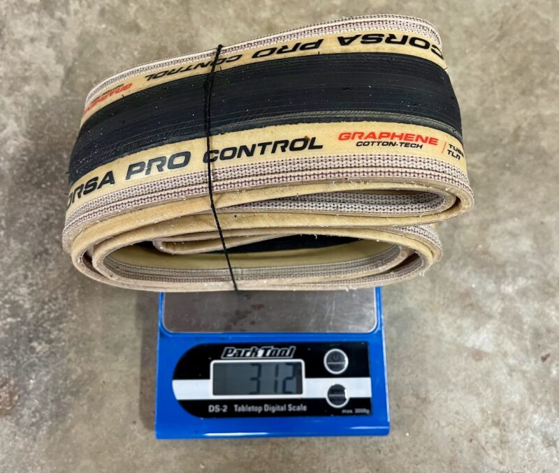 Vittoria Corsa Pro control Tires weight