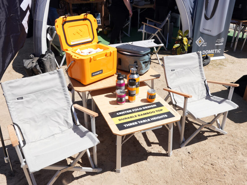 dometic camping chairs, tables and coolers