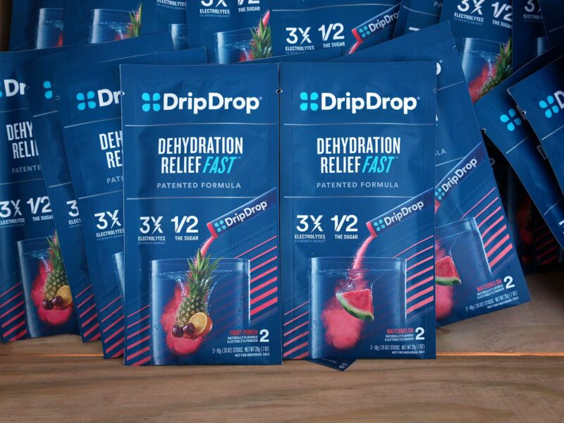 drop drop dehydration relief drink mix