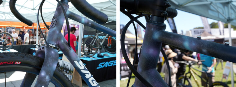 custom painted titanium bicycles from sage cycles