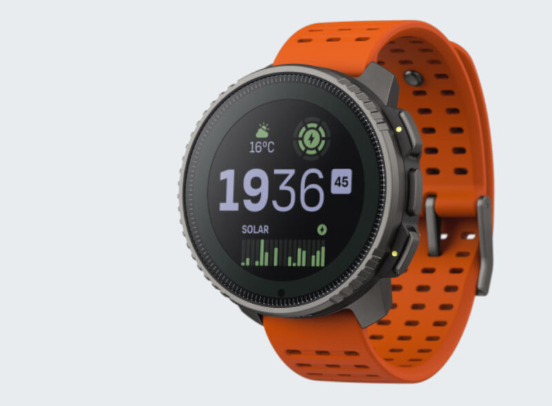 suunto vertical GPS adventure watch shown from an angle