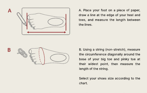 Stomp Lox Slack Bicycle Shoe Foot measurement guide 2