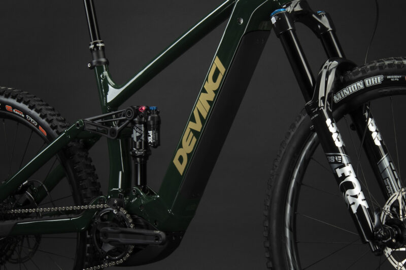 Devinci e-Troy ebike downtube