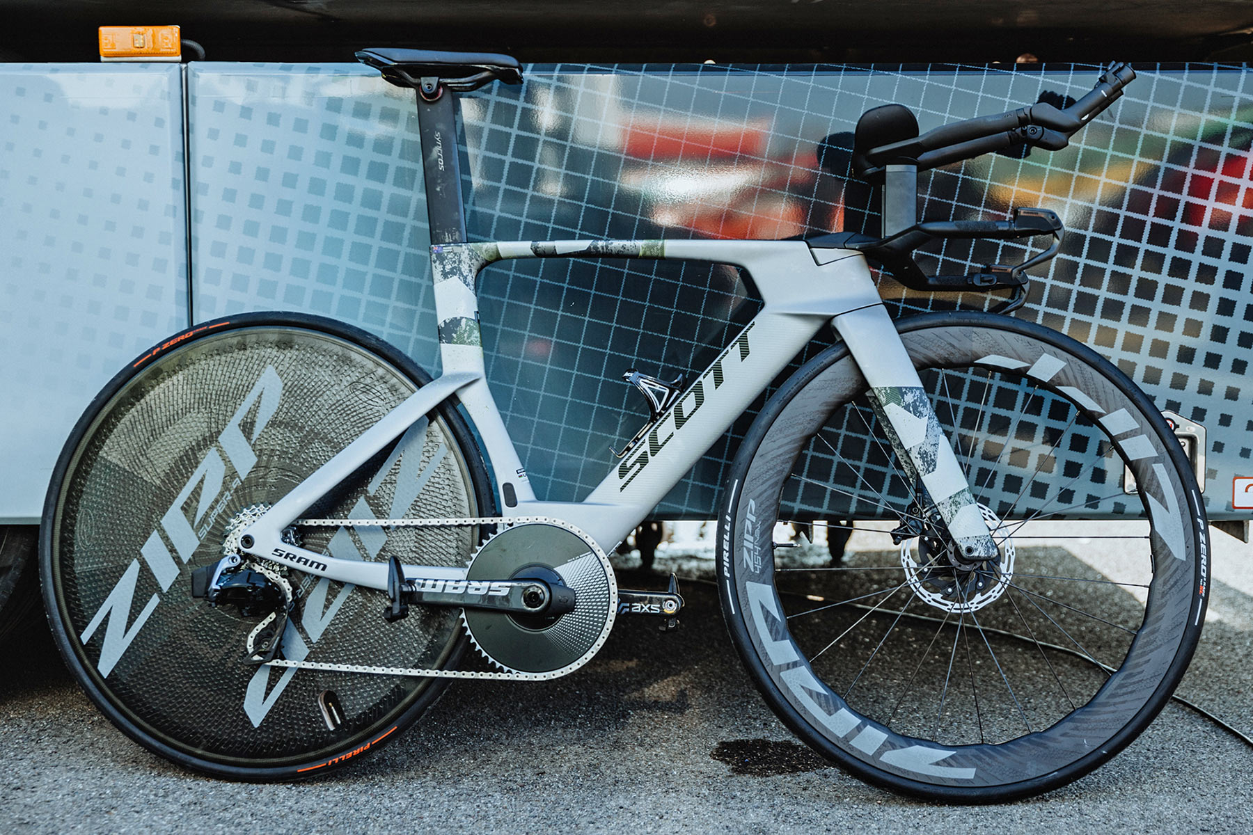 2023 Scott Plasma RC TT, 7th generation carbon aerodynamic time-trial bike road race bike, Q36.5 team bike