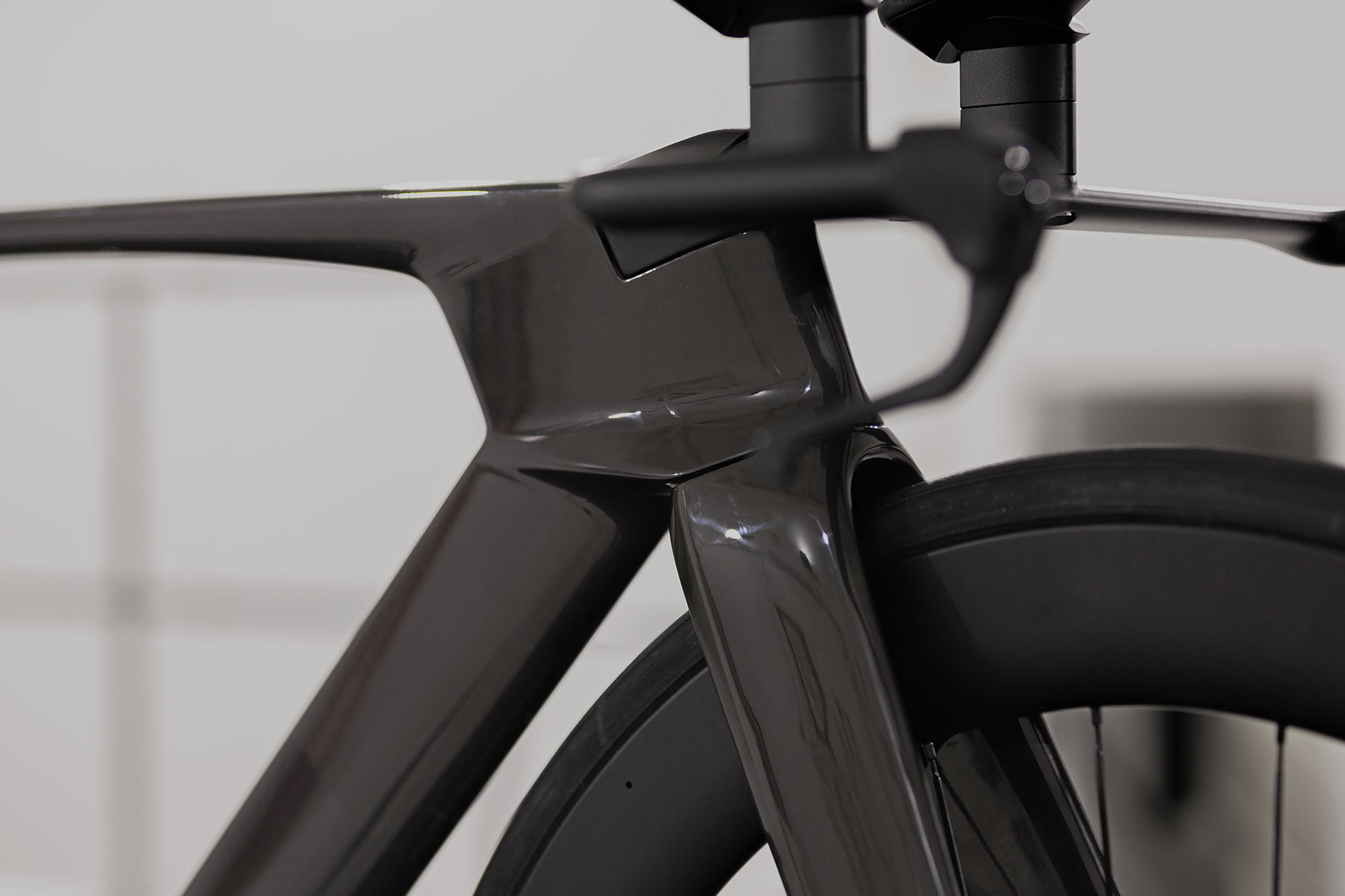2023 Scott Plasma RC TT, 7th generation carbon aerodynamic time-trial bike road race bike, headtube profile