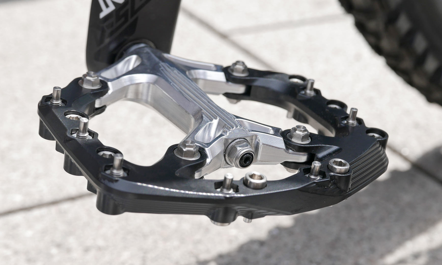 BikeYoke Prototype modulært platform pedal projekt, lav profil