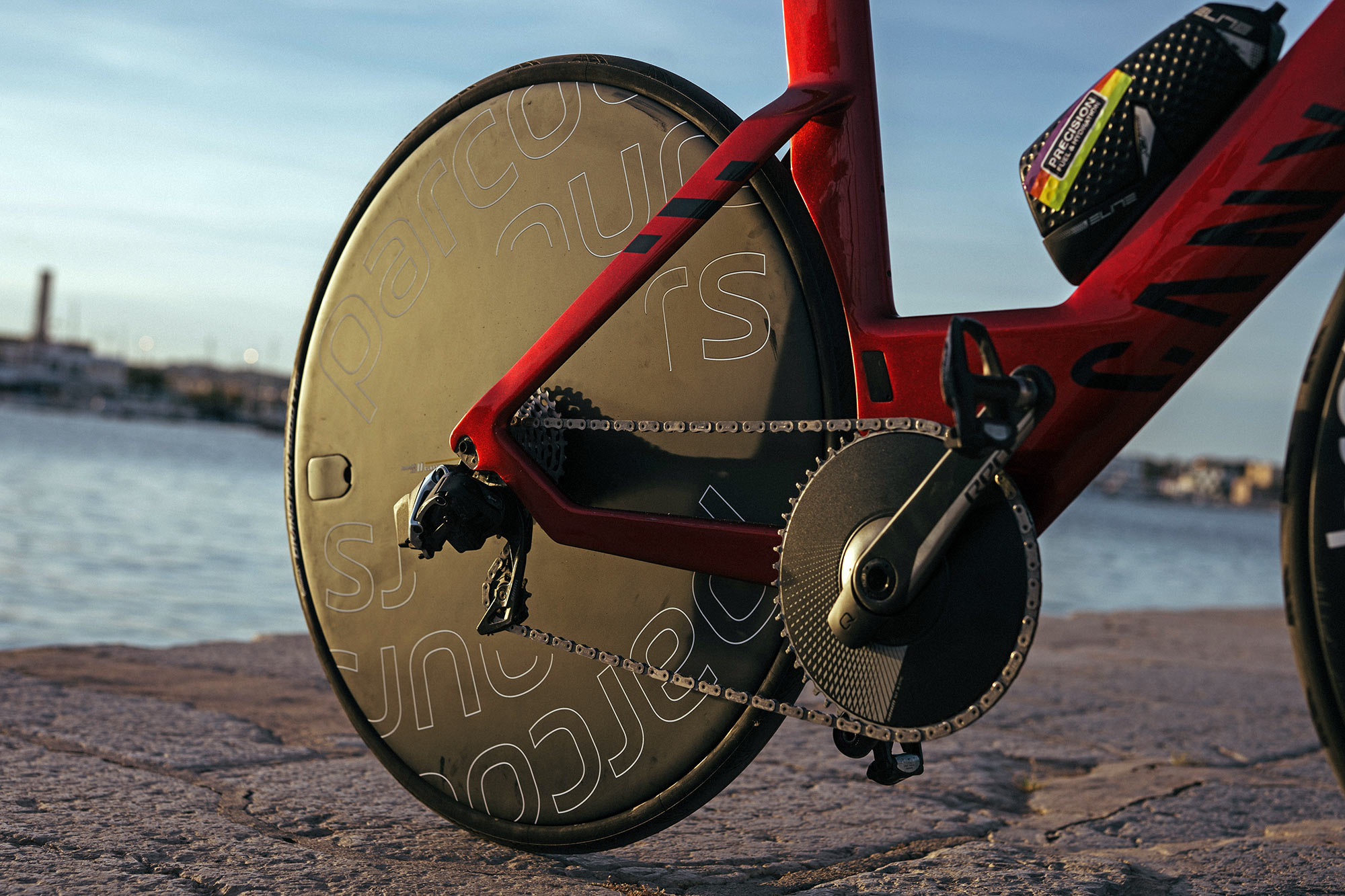 Classified x Parcours Disc2 TT/Tri wheel, Powershift-ready internal 2-sp geared hub in carbon disc time trial & triathlon racing wheel