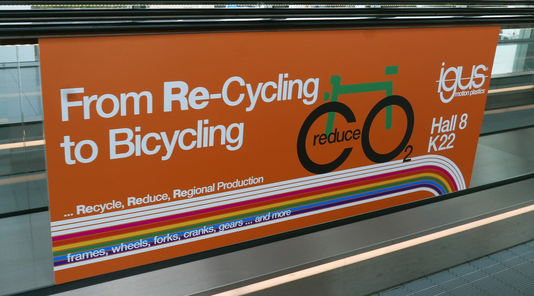 Eurobike 2023, the largest cycling industry trade show, IGUS recycling