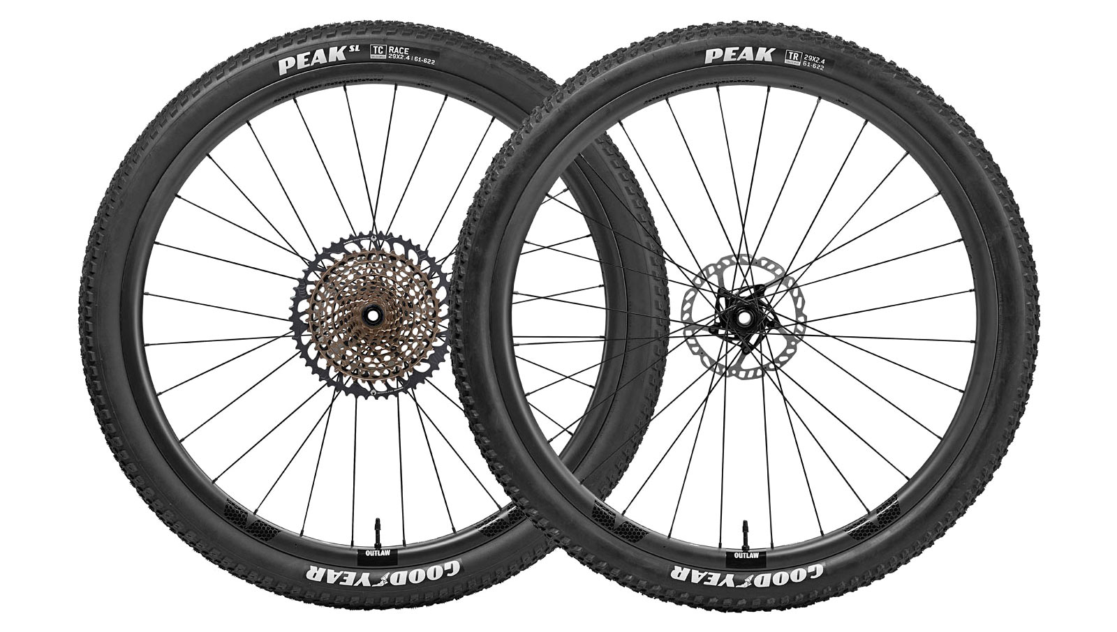 new 2023 FFWD Outlaw affordable lightweight carbon XC trail all-mountain MTB wheelset