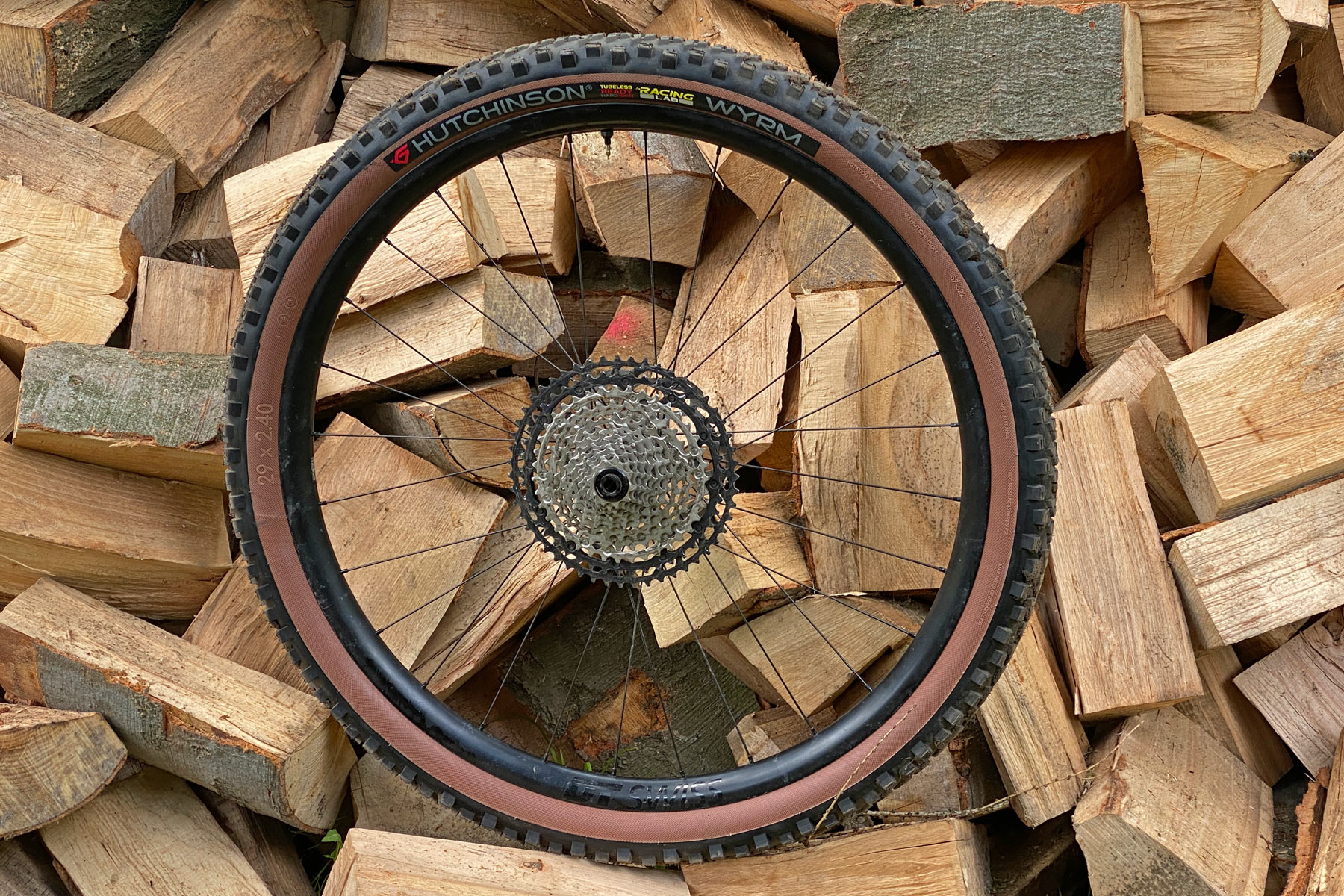 Hutchinson Wyrm downcountry trail MTB all-mountain bike tire, side
